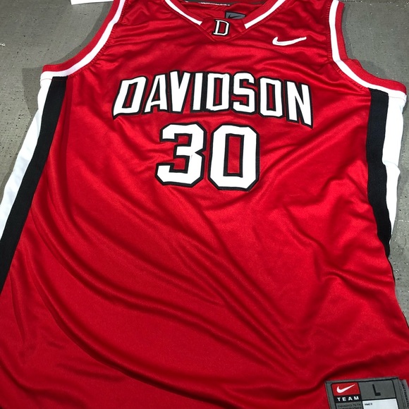 steph curry davidson jersey